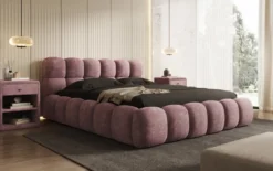 Designer Polsterbett Boston Cord mit Stauraum