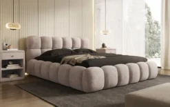 Designer Polsterbett Boston Cord mit Stauraum