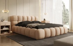 Designer Polsterbett Boston Wild Edition mit Stauraum