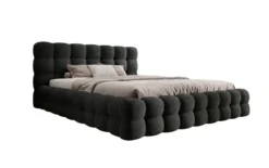 Designer Polsterbett Calimo in Cord mit Stauraum