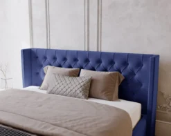 Designer Polsterbett Celestia in Samt mit Stauraum