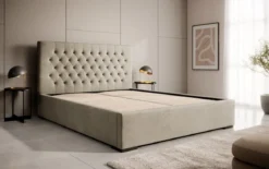 Designer Polsterbett Chester mit Stauraum