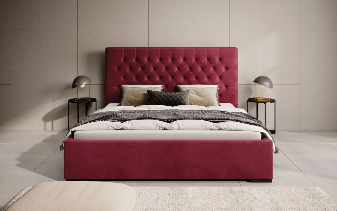 Designer Polsterbett Chester mit Stauraum