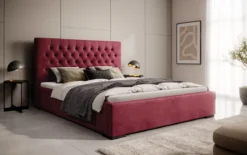Designer Polsterbett Chester mit Stauraum