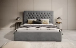 Designer Polsterbett Chester mit Stauraum