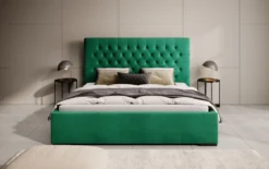 Designer Polsterbett Chester mit Stauraum