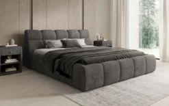 Designer Polsterbett Dallas Cord mit Stauraum