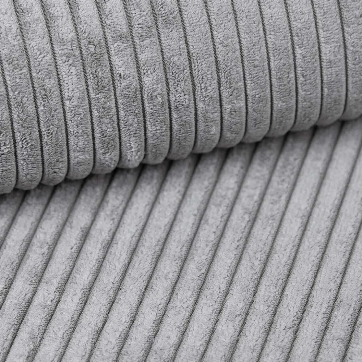 Designer Polsterbett Dallas Cord mit Stauraum
