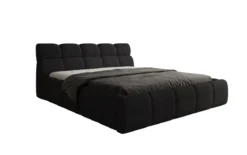 Designer Polsterbett Dallas Bouclé mit Stauraum