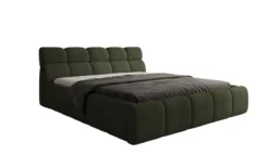 Designer Polsterbett Dallas Bouclé mit Stauraum