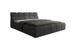 Designer Polsterbett Dallas Bouclé mit Stauraum