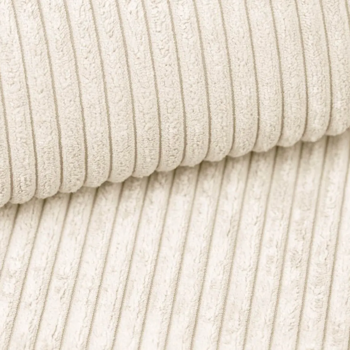 Designer Polsterbett Elara in Cord mit Stauraum