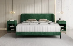 Designer Polsterbett Enna in Cord
