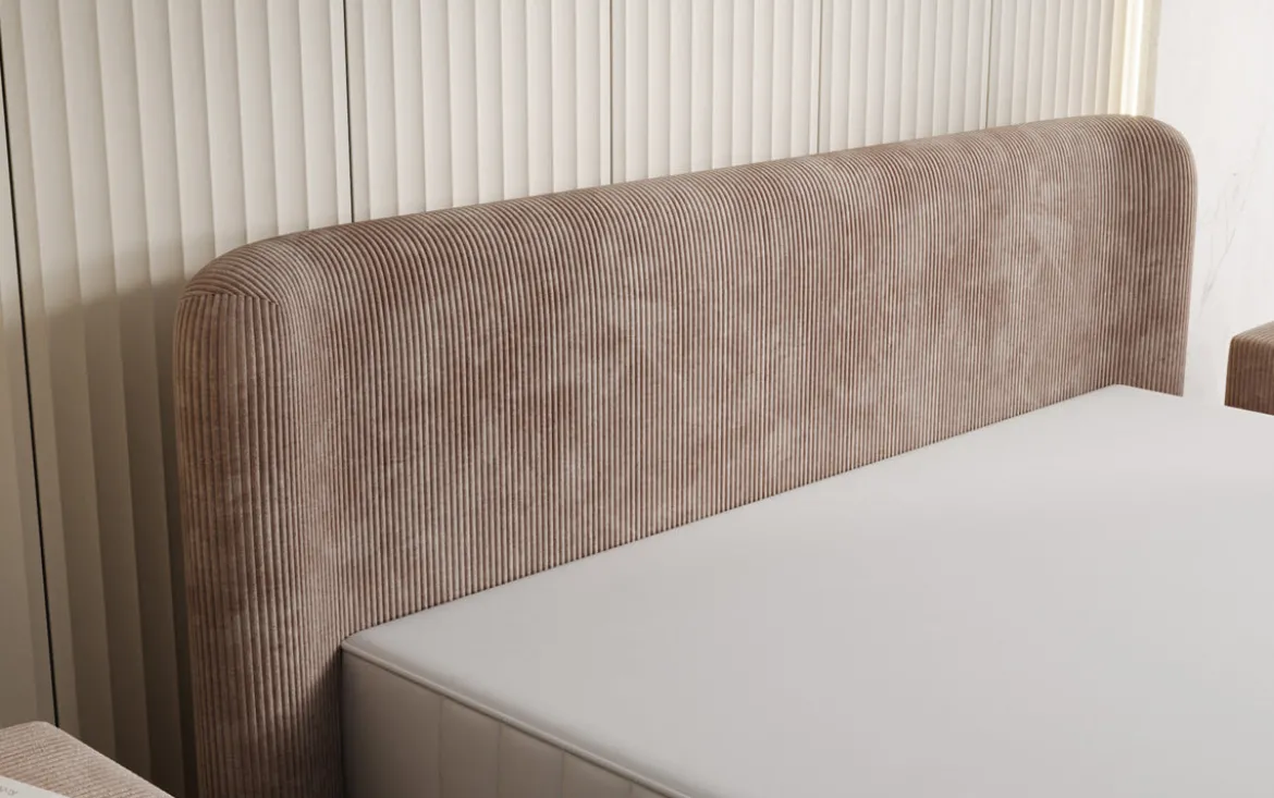 Designer Polsterbett Enna in Cord