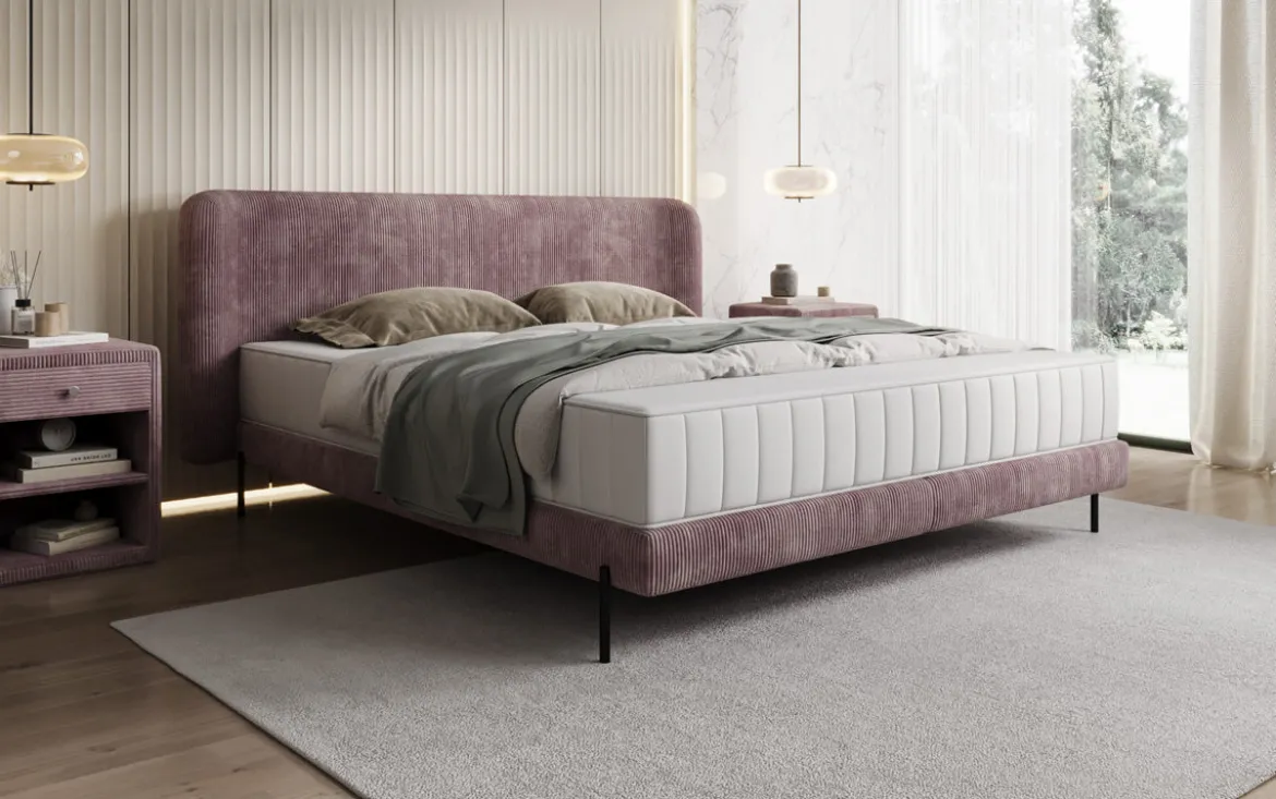 Designer Polsterbett Enna in Cord