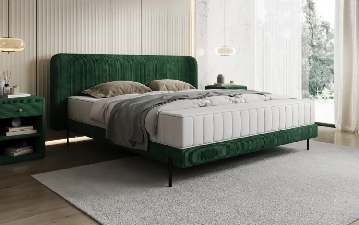 Designer Polsterbett Enna in Cord