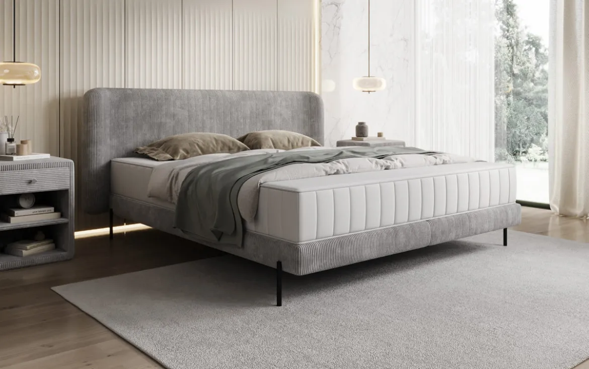 Designer Polsterbett Enna in Cord