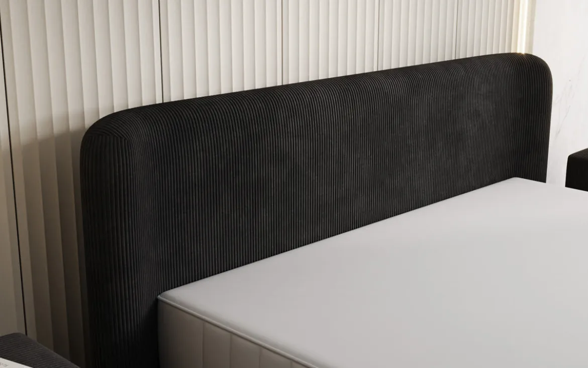 Designer Polsterbett Enna in Cord