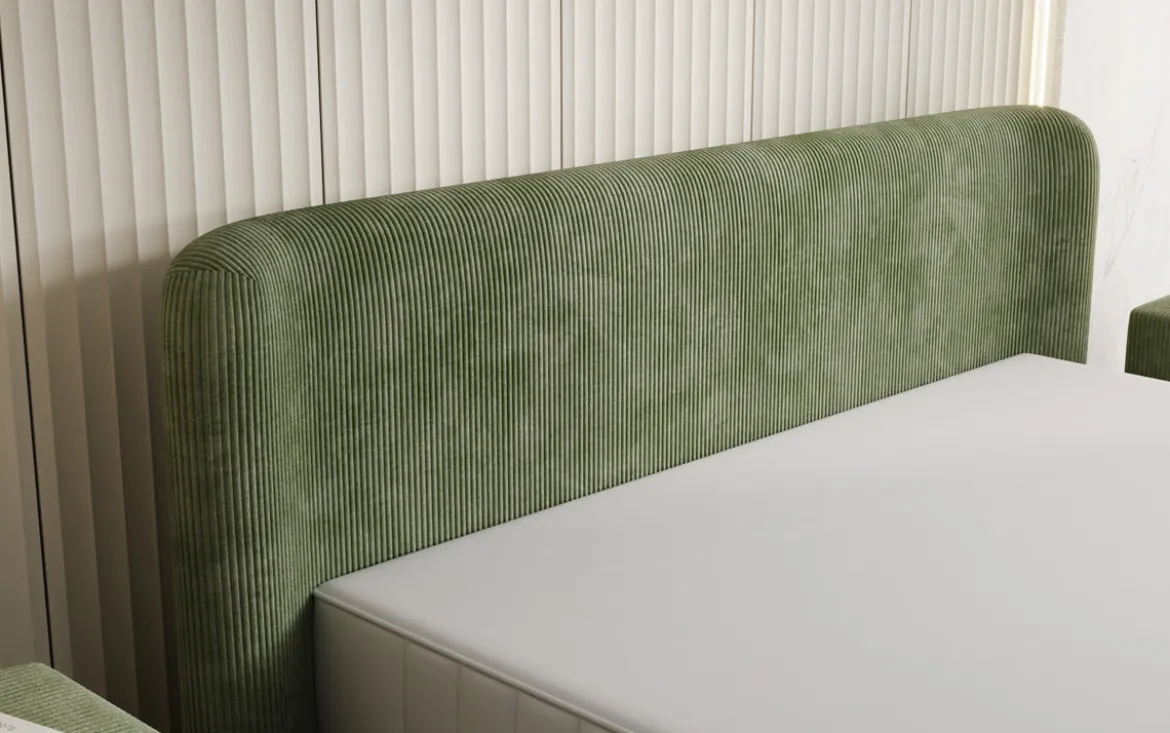 Designer Polsterbett Enna in Cord