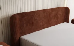 Designer Polsterbett Enna in Cord