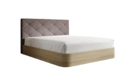 Designer Polsterbett Fiore Caro in Stoff mit Stauraum