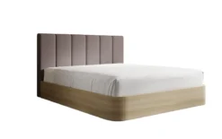 Designer Polsterbett Fiore Piano in Stoff mit Stauraum
