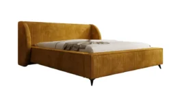 Designer Polsterbett Freya Cord mit Stauraum