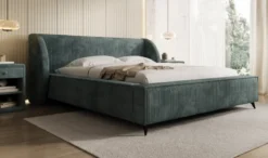 Designer Polsterbett Freya Cord mit Stauraum