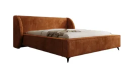 Designer Polsterbett Freya Cord mit Stauraum