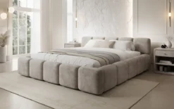 Designer Polsterbett Giulia Cord mit Stauraum
