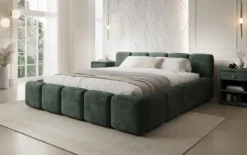 Designer Polsterbett Giulia Cord mit Stauraum