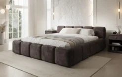 Designer Polsterbett Giulia Cord mit Stauraum