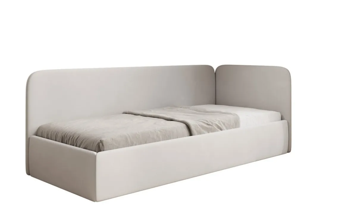 Designer Polsterbett/Gästebett/Sofa Cleo mit Stauraum
