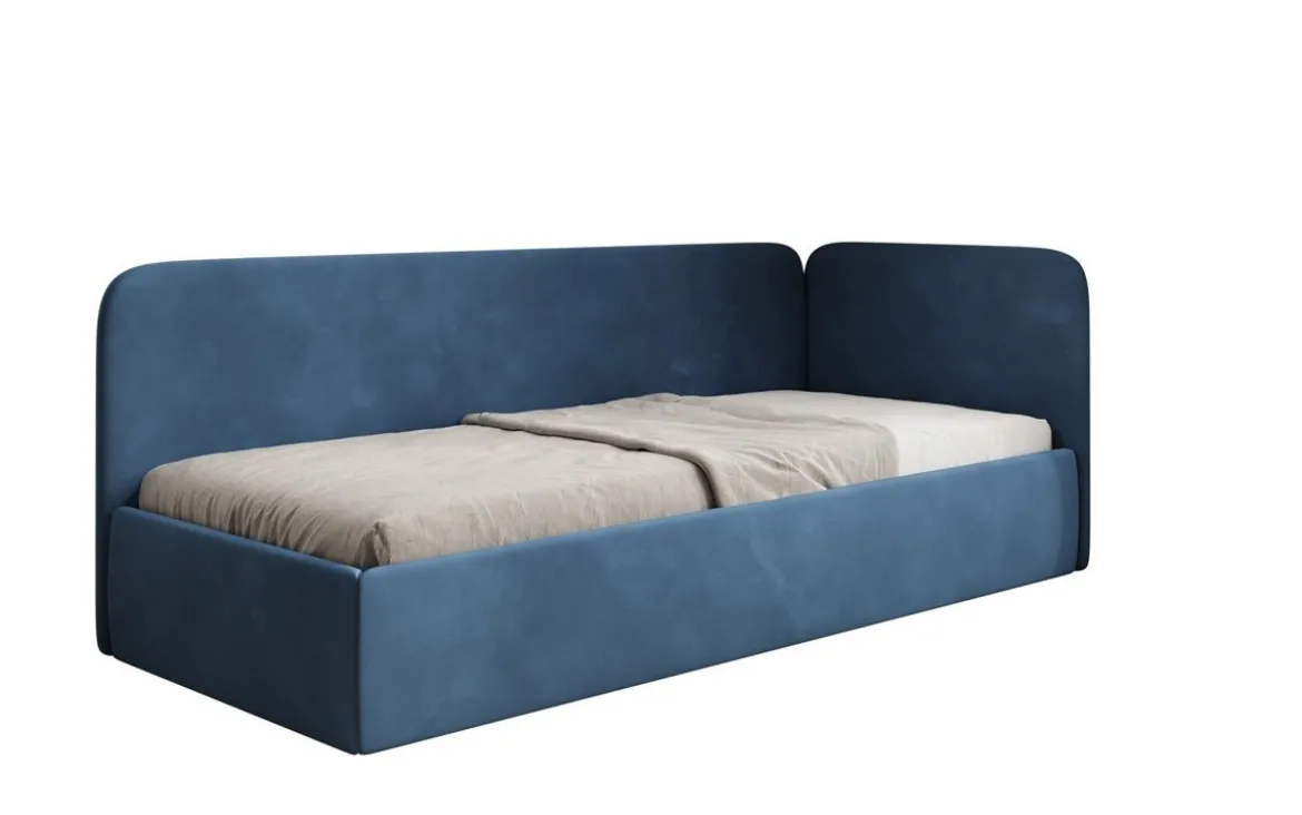 Designer Polsterbett/Gästebett/Sofa Cleo mit Stauraum