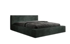 Designer Polsterbett Harmon in Cord mit Stauraum