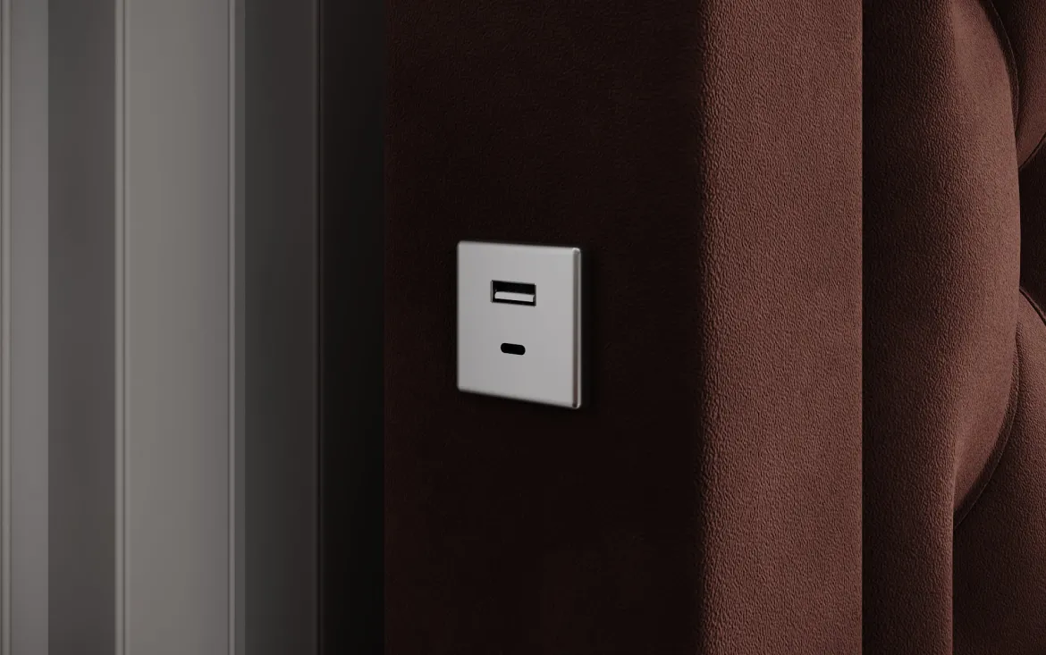Designer Polsterbett Ida inkl. RGB, USB und Stauraum
