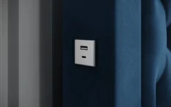 Designer Polsterbett Ida inkl. RGB, USB und Stauraum