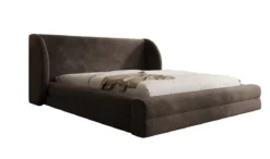 Designer Polsterbett Liv in Samt mit Stauraum