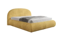 Designer Polsterbett Loop in Cord mit Stauraum