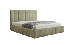 Designer Polsterbett Maja in Cord mit Stauraum