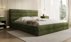 Designer Polsterbett Maren Cord mit Stauraum