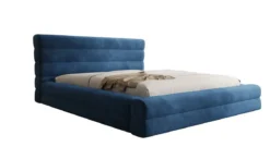 Designer Polsterbett Maren in Samt mit Stauraum
