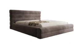 Designer Polsterbett Maren in Samt mit Stauraum