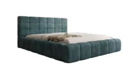 Designer Polsterbett Marshmallow in Cord mit Stauraum