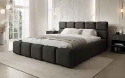 Designer Polsterbett Matilda Stoff mit Stauraum