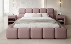 Designer Polsterbett Matilda Stoff mit Stauraum