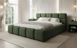 Designer Polsterbett Matilda Stoff mit Stauraum