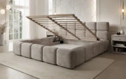 Designer Polsterbett Matilda Cord mit Stauraum