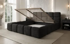 Designer Polsterbett Matilda Cord mit Stauraum