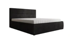 Designer Polsterbett Merry in Cord mit Stauraum